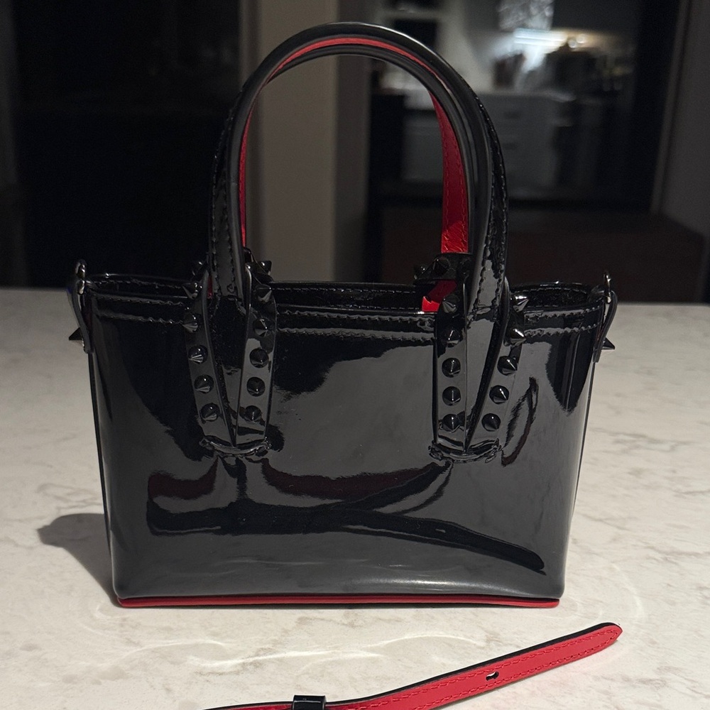 Christian Louboutin Black and Red Women's Handbag - Picture 3 of 14